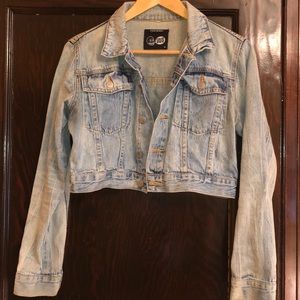 Cheap Monday Cropped Denim Light Wash Jacket